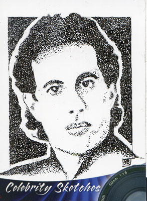 293x400 Jerry Seinfeld Sketch Card By Donpedicinijrartwork - Seinfeld Sketch