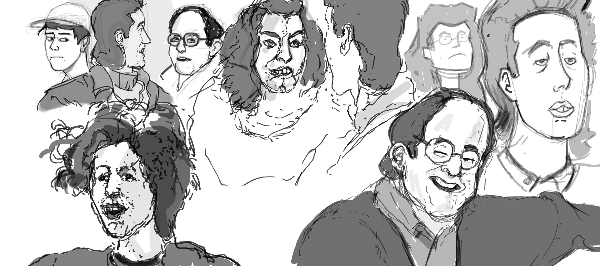 1920x853 Artstation - Seinfeld Sketch
