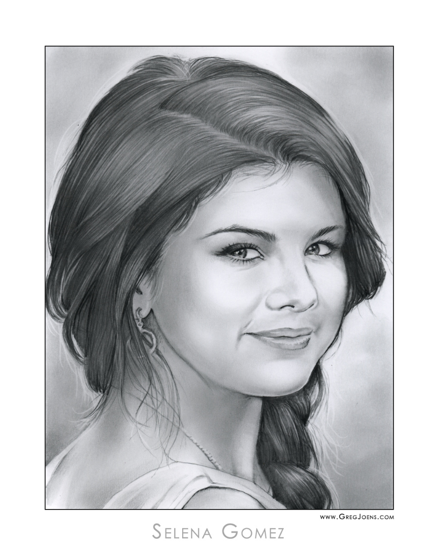 872x1099 Sketch Of The Day Selena Gomez - Selena Gomez Sketch
