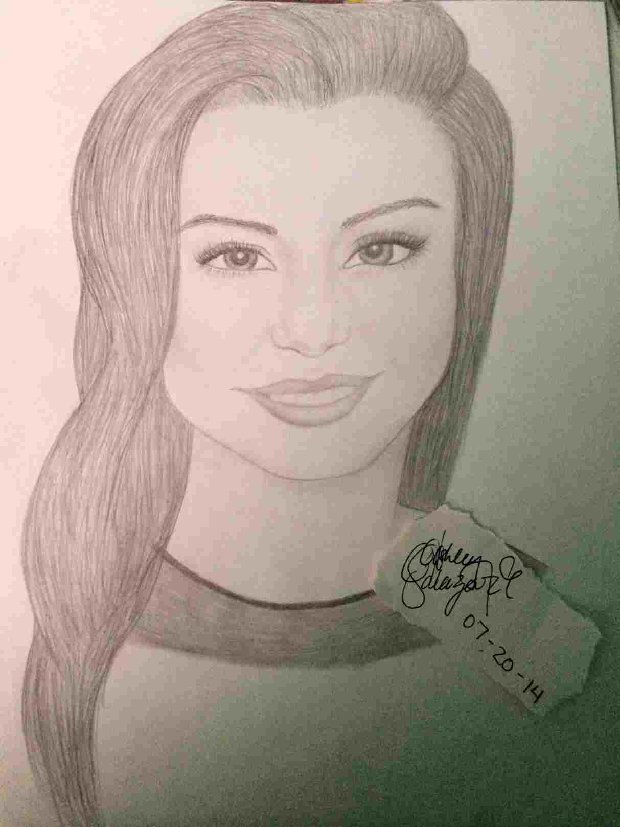 1213x1618 Spladdle - Selena Gomez Sketch Step By Step