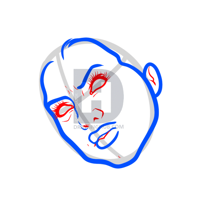 703x720 How To Draw Zombie Selena Gomez, Step By Step, Drawing Guide, By - Selena Gomez Sketch Step By Step