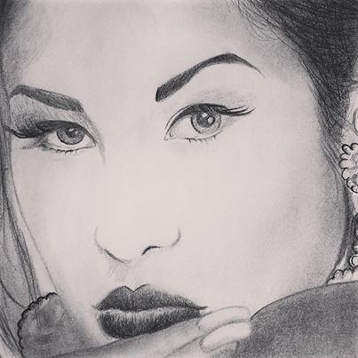 Selena Quintanilla Sketch at PaintingValley.com | Explore collection of ...