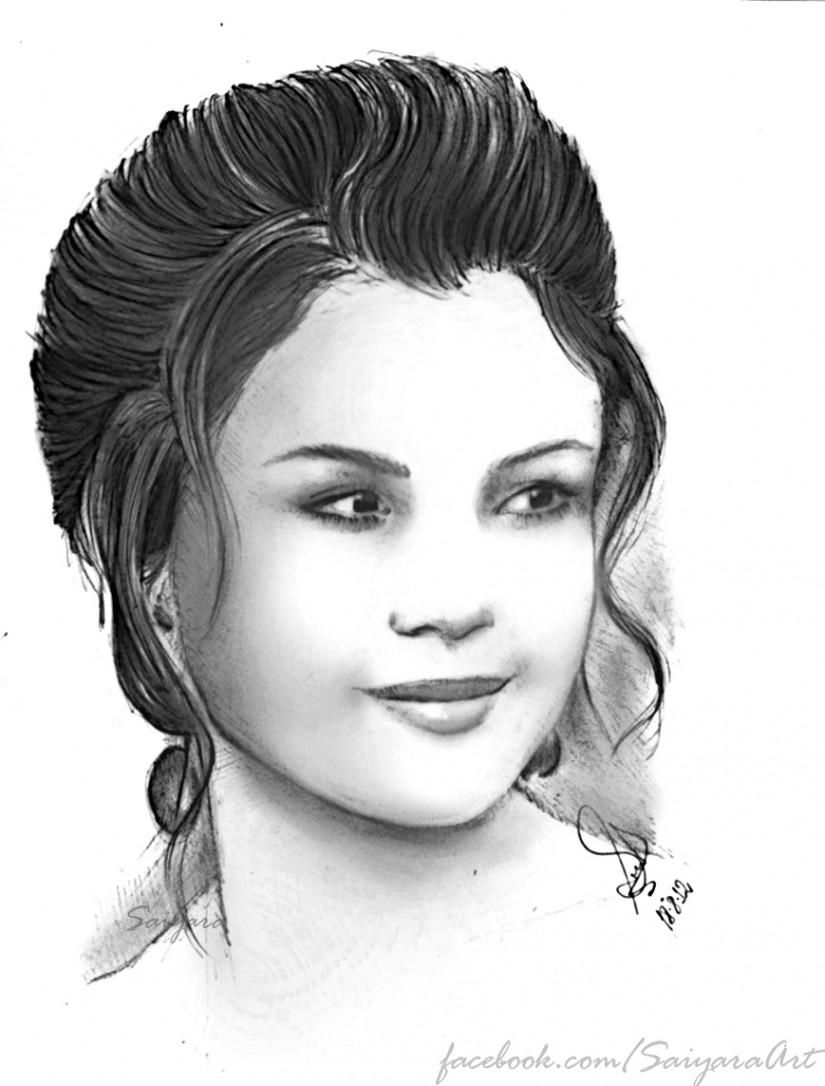 825x1086 Selena - Selena Sketch