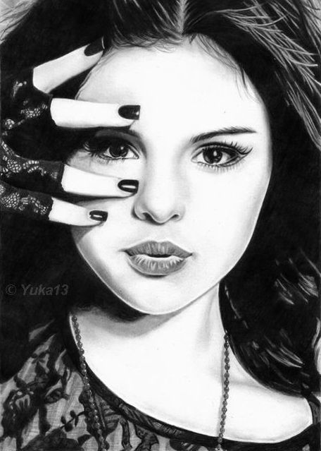 456x639 Selena Gomez - Selena Sketch