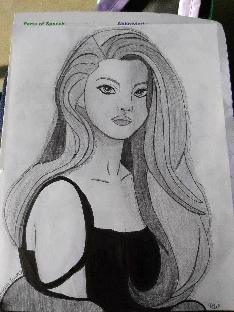 768x1024 Selena Gomez Drawing Selenators Amino - Selena Sketch