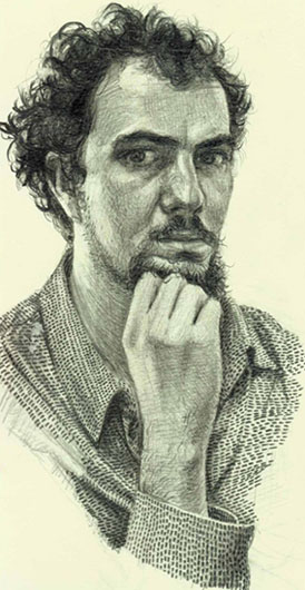 274x530 Early Work Carl Randall - Self Image Sketch