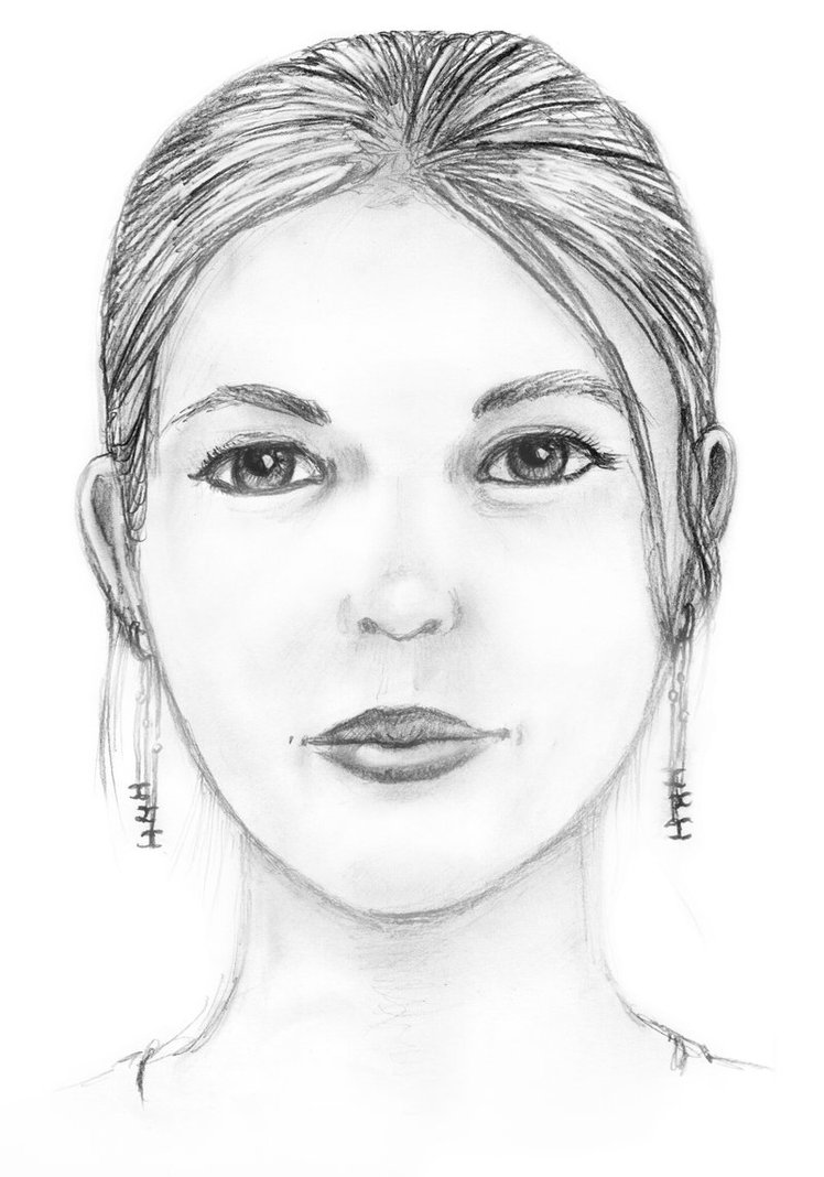 748x1068 Self Portrait - Self Portrait Sketch