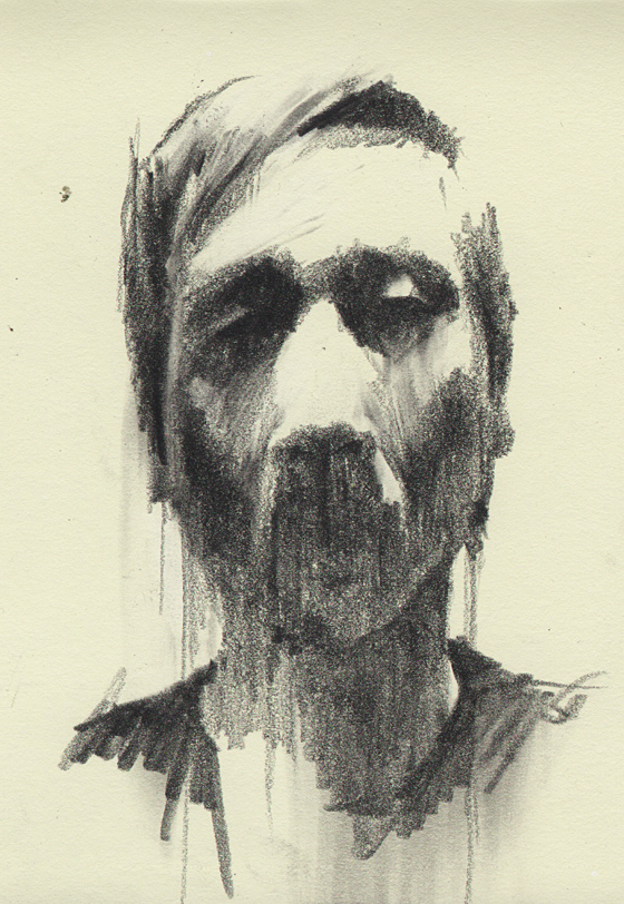 560x812 Self Portrait Sketching - Self Portrait Sketch