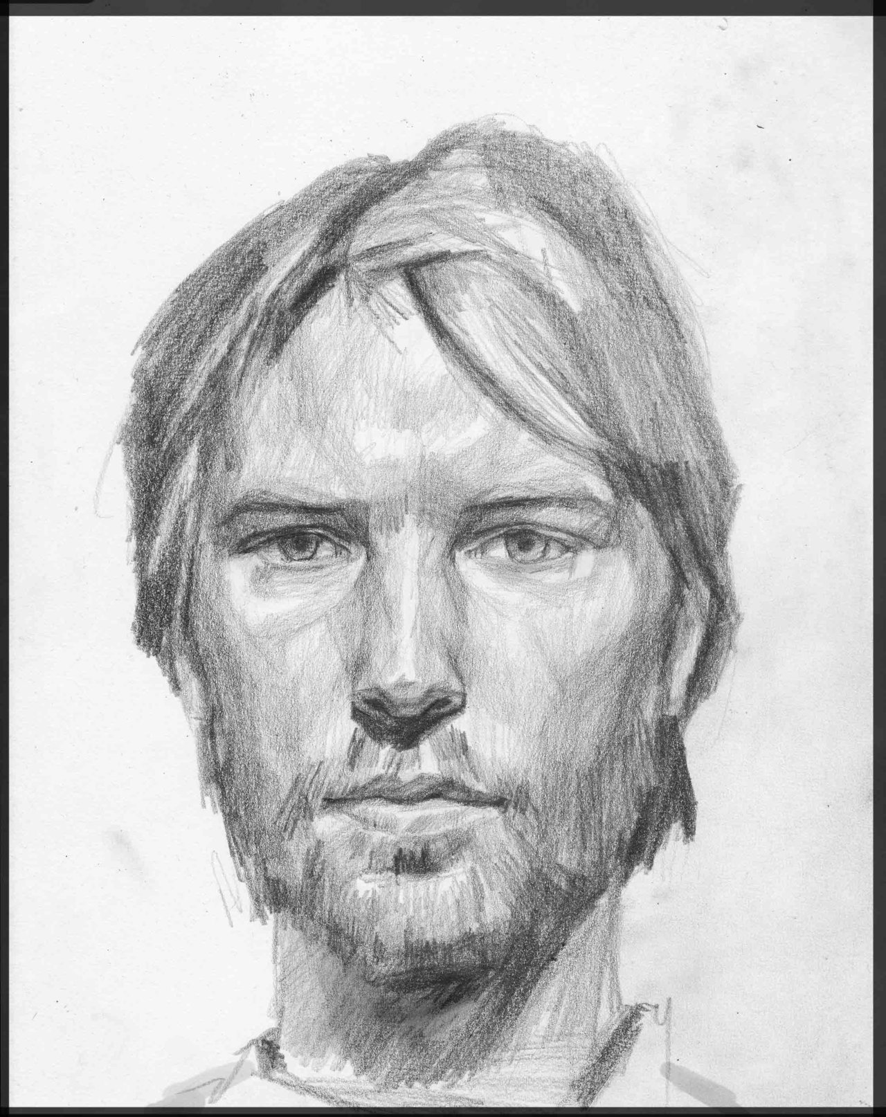 1280x1614 Self Portrait Sketch By Greenviggen - Self Portrait Sketch