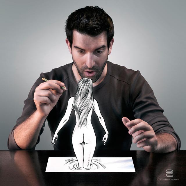 640x640 The Sketch Of A Life, A Clever Self Portrait Series That Combines - Self Sketch