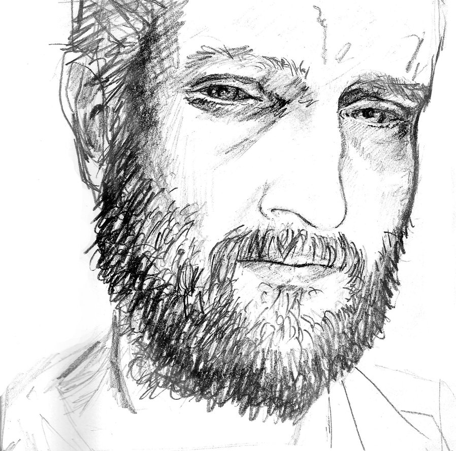 898x889 Sketch Self Portrait By Mckdirt - Self Sketch