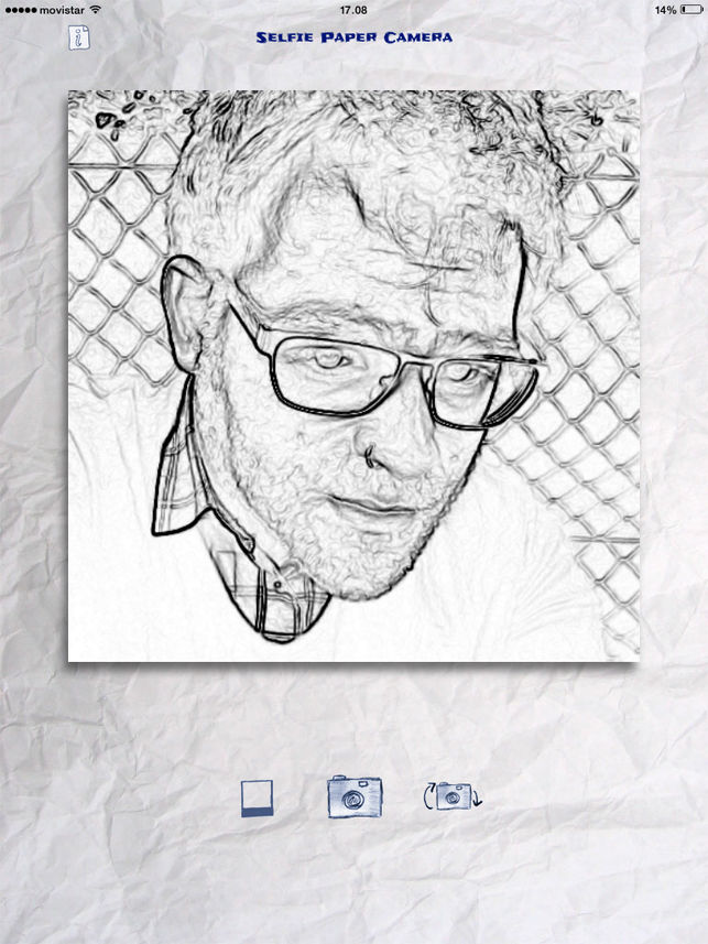 643x857 Selfie Paper Camera - Selfie Sketch