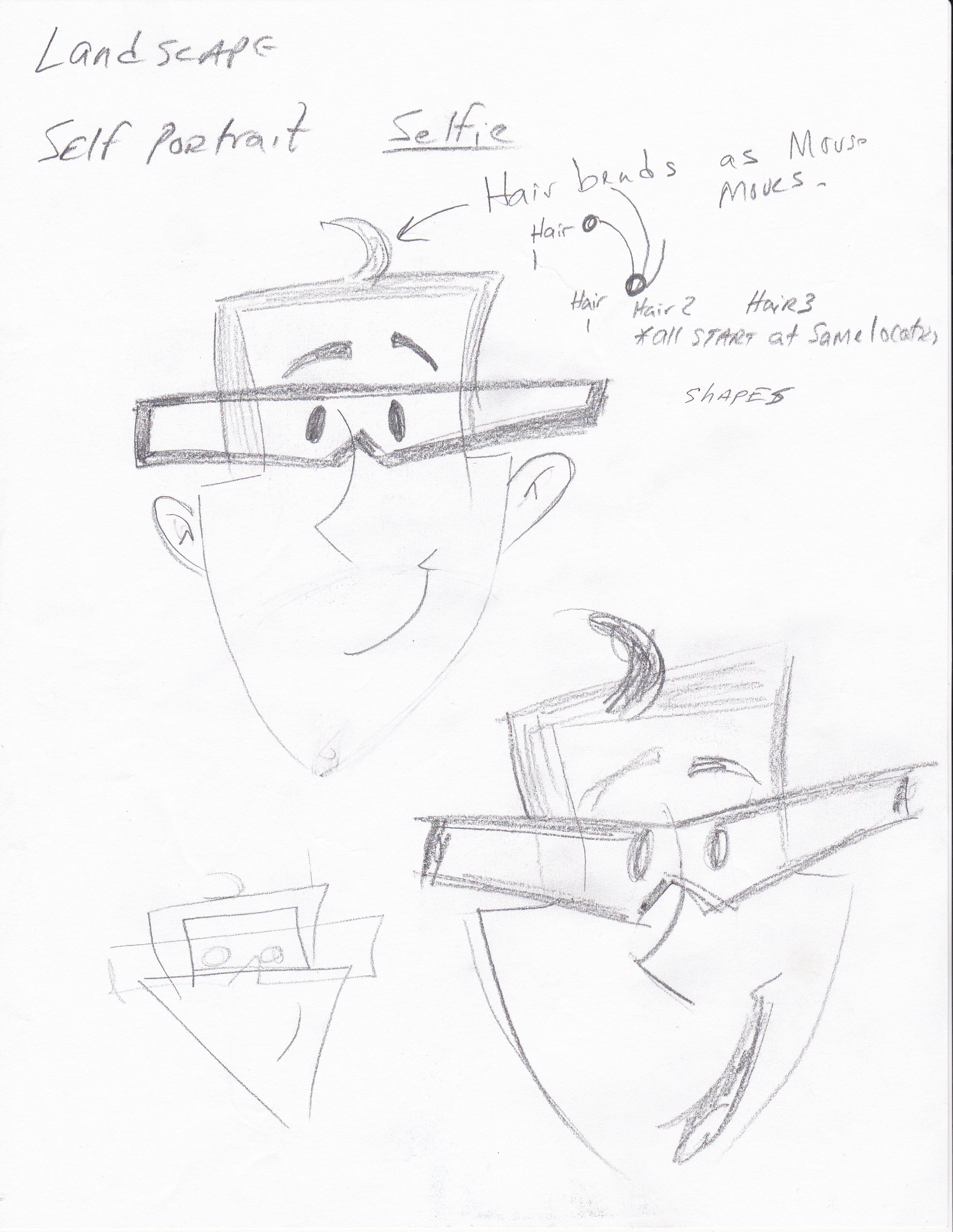 2552x3300 Study 1 Selfie Sketch Static Getting Started - Selfie Sketch