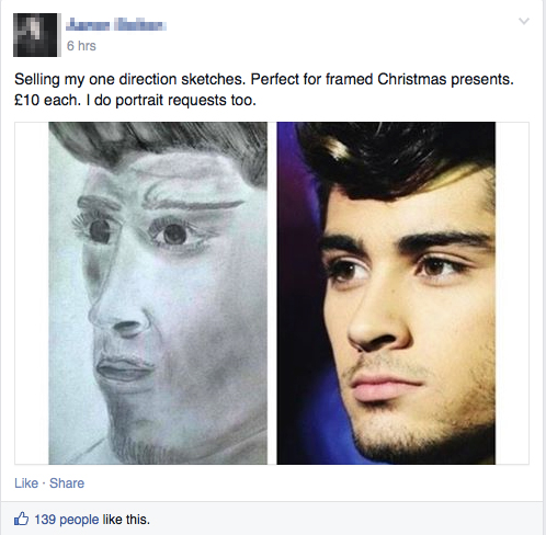 498x488 Artist Selling His Sketches On Local Buy And Sell Facebook - Selling Sketches