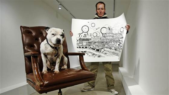 560x315 Former Homeless Man Turns Life Around Selling Sketches Of His Dog - Selling Sketches