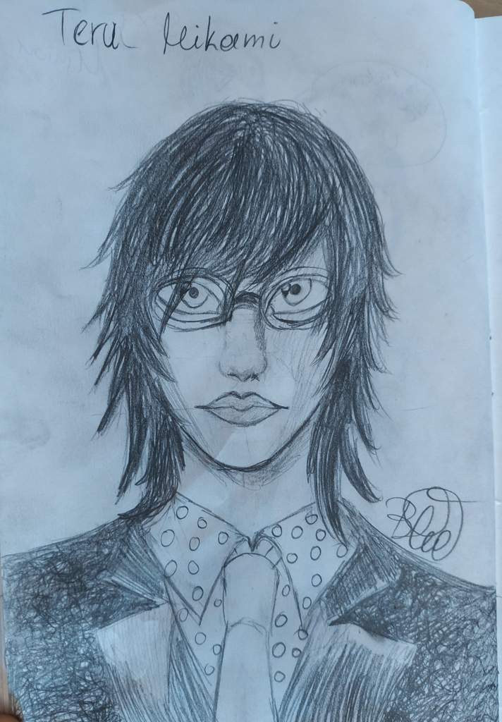 712x1024 Mikami Semi Realistic Sketch Death Note Amino - Semi Realism Sketch