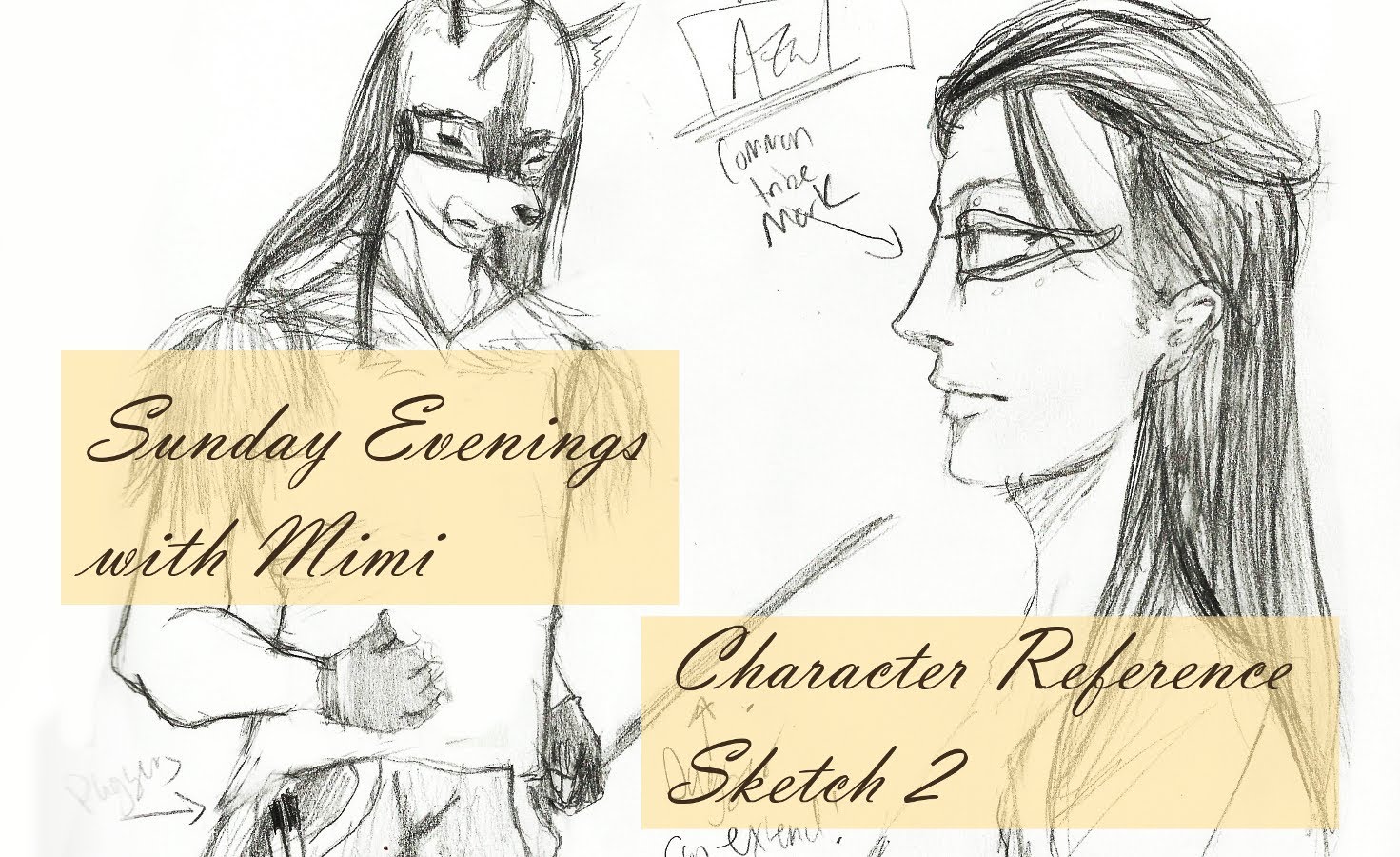 1471x900 Sunday Evenings With Mimi - Semi Realism Sketch