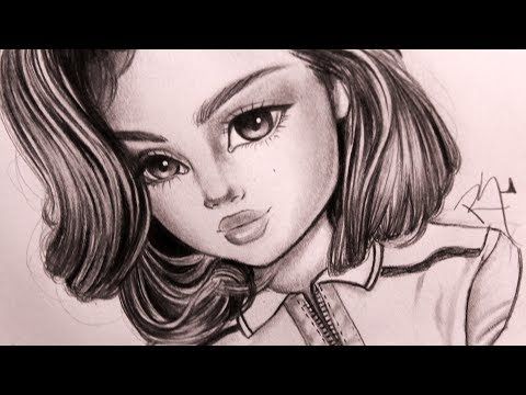 480x360 Drawing Rihanna In Semirealism - Semi Realism Sketch