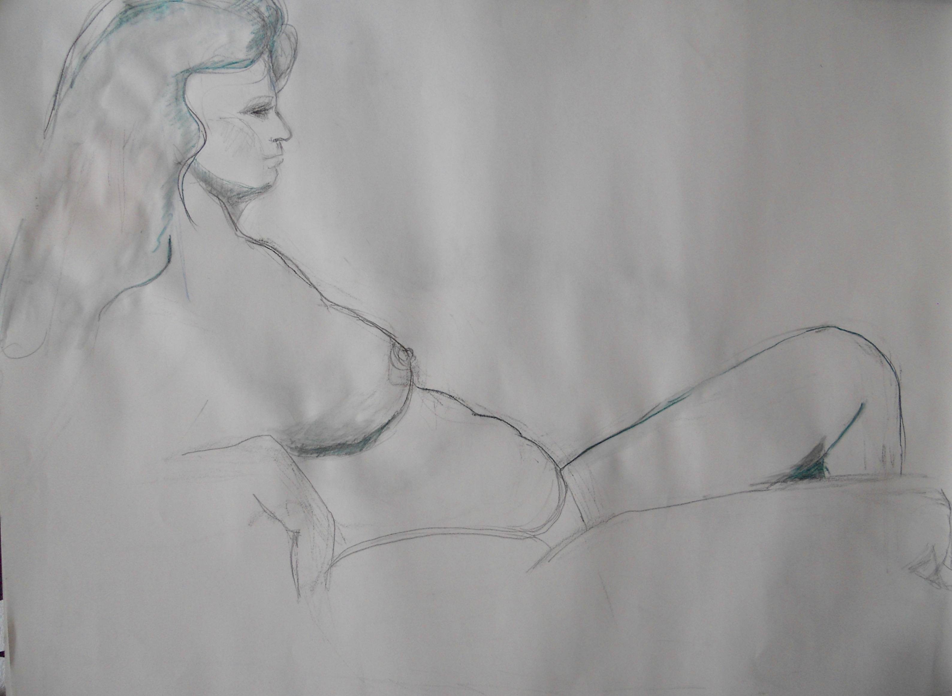 3177x2322 Graphite Pencil Sketches Curious To The Max - Sensual Sketches