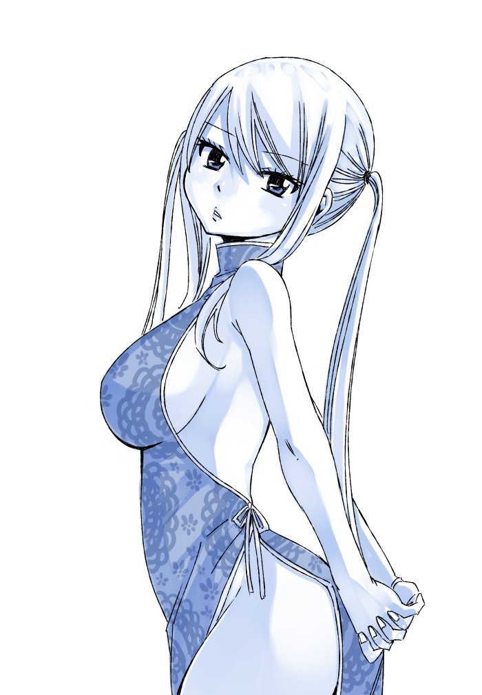 700x1009 Fairy Tail Creator Shares New Erza And Lucy Sketches - Sensual Sketches