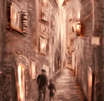 350x340 Sepia Stroll - Sepia Sketches