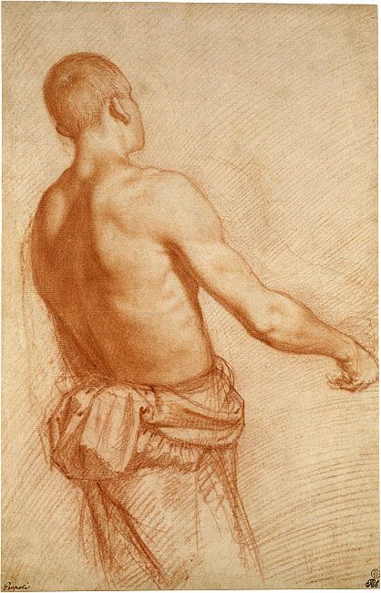 418x650 Home Charcoal And More Young Man, Figure Drawing - Sepia Sketches