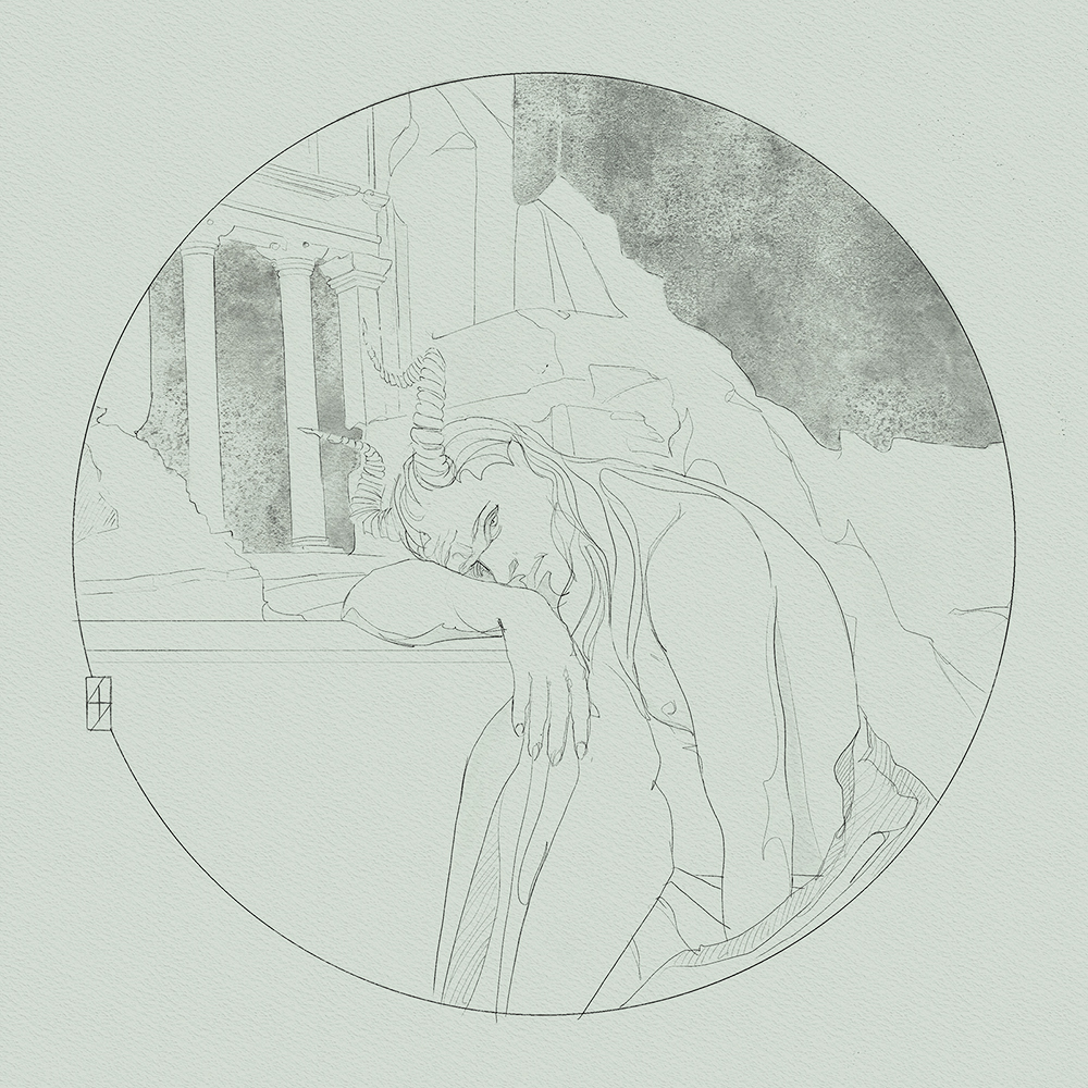 1000x1000 Sketches Amp Snapshots Stag Amp Serpent - Serpent Sketch