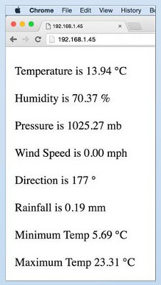 226x400 Arduino Weather Station Project - Server Sketch