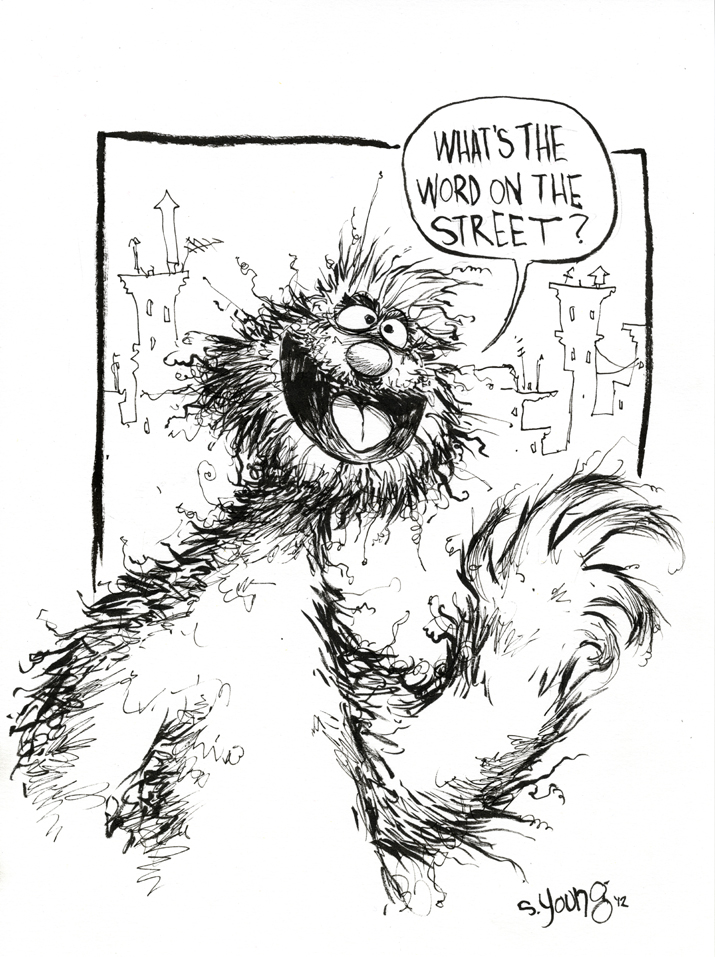 715x957 Murray From Sesame Street Daily Sketch - Sesame Street Sketches