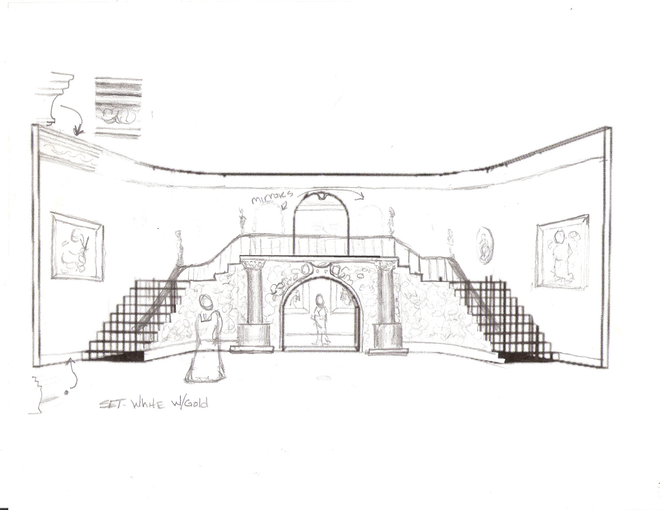 Set Design Sketches at PaintingValley.com | Explore collection of Set