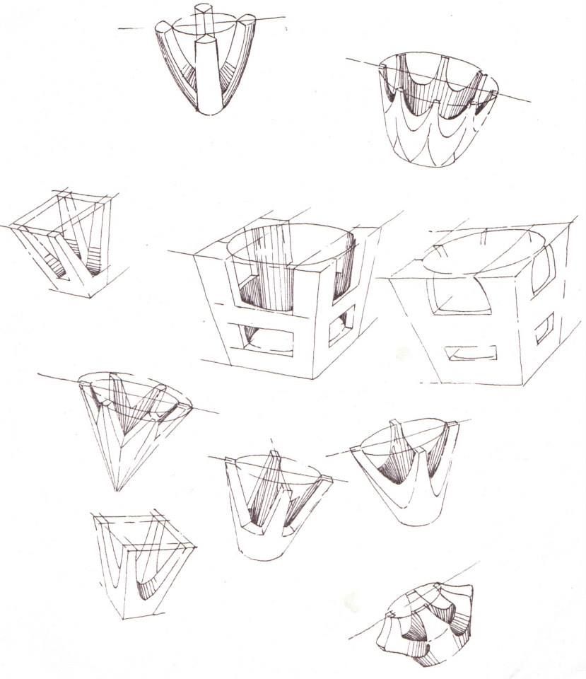 829x960 Pen Sketches Of Setting Styles For Jewellery By Hamish Bowie - Setting Sketch