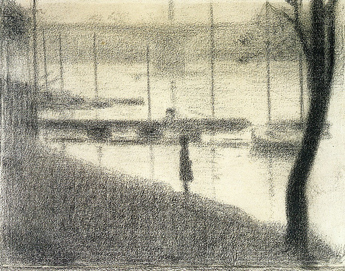 500x393 The Drawings By Seurat - Seurat Sketches