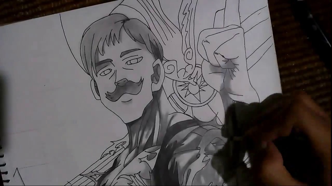 1280x720 New Sin(Escanor) From The Seven Deadly Sins - Seven Deadly Sins Sketch