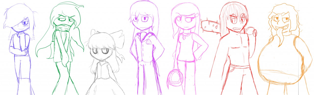 1280x389 Seven Deadly Sins Sketch By Draxton - Seven Deadly Sins Sketch