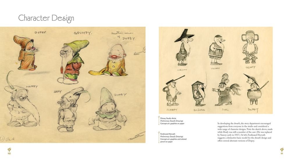 1000x550 Snow White And The Seven Dwarfs The Art And Creation Of Walt - Seven Dwarfs Sketch
