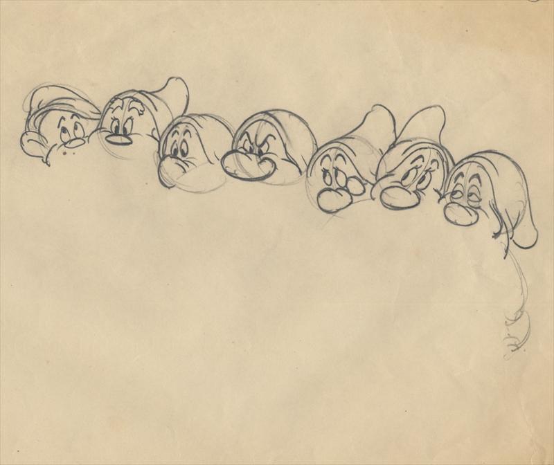 800x672 Disney Snow White And Seven Dwarfs Fred - Seven Dwarfs Sketch