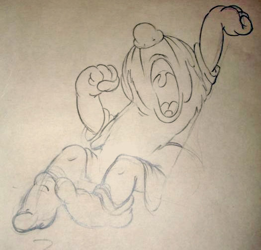525x503 Disney Studios - Seven Dwarfs Sketch