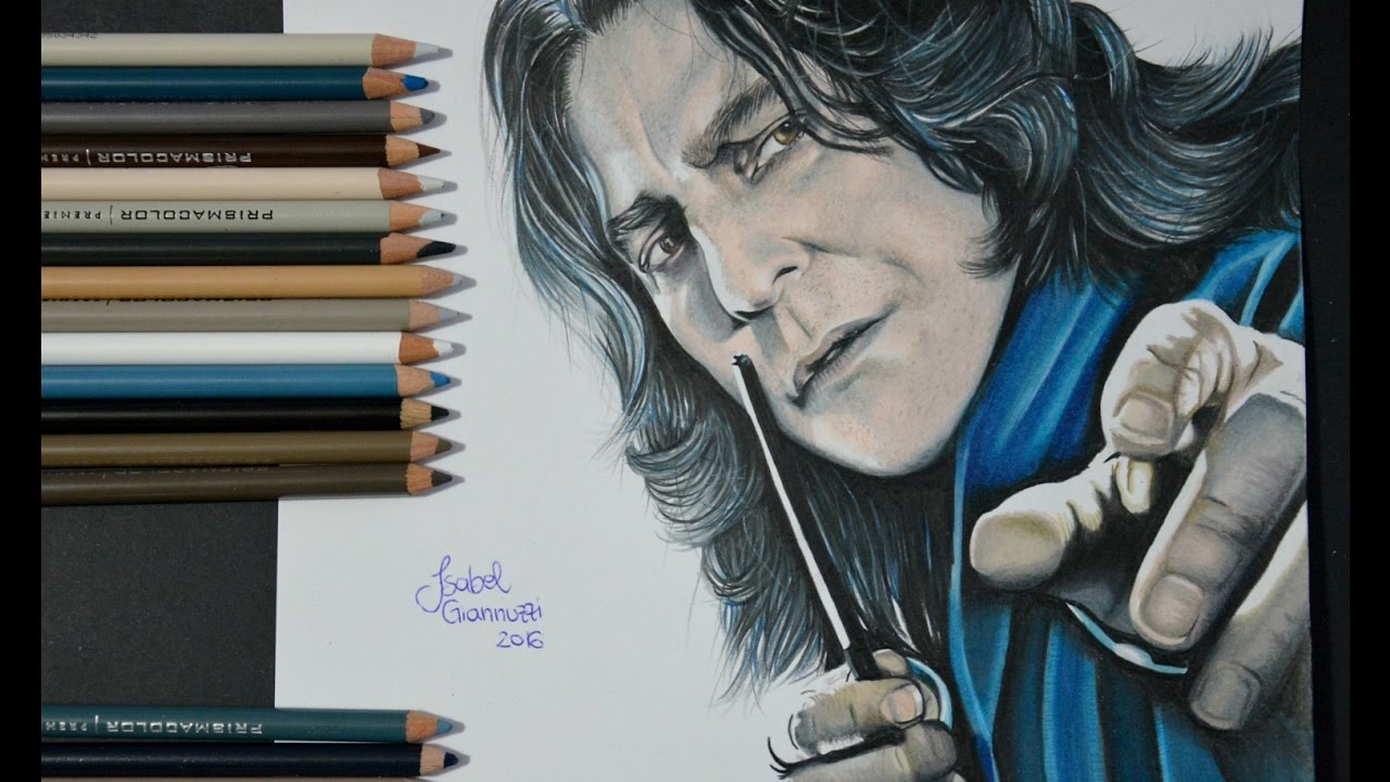 1280x720 Drawing Severus Snape Alan Rickman - Severus Snape Sketch