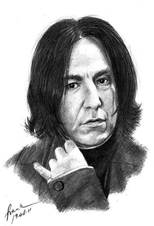 523x768 Severus Snape By Frankgo - Severus Snape Sketch