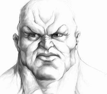 346x303 Pencil Sketch To Smooth Digital Shading Photoshop Tutorial By - Shading Sketches