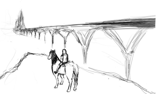 600x360 Shadow Of The Colossus Sketch - Shadow Sketch