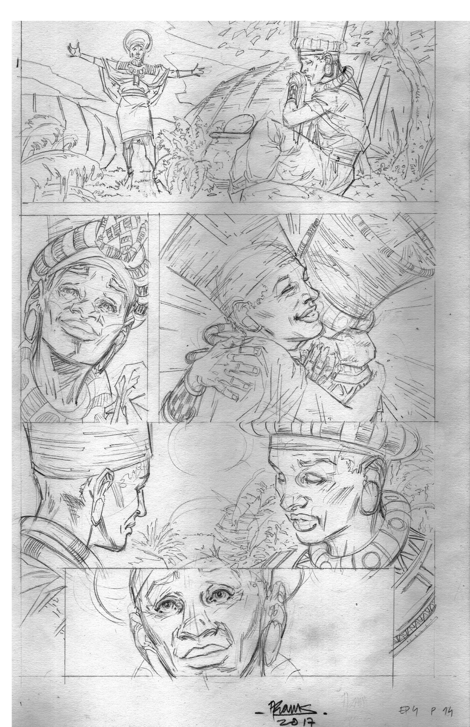 1650x2550 Rams - Shaka Zulu Sketch