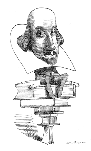 300x499 Magical And Mundane Shakespeare By C.l. Barber The New York - Shakespeare Sketch