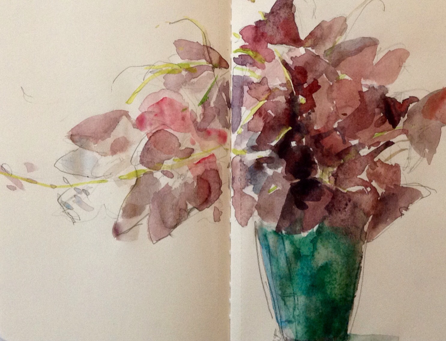 1486x1135 Shamrock Sketch Moveable Paintbox - Shamrock Sketch