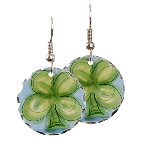 460x460 Tammommy Blogs For Business Shamrock Sketch Earring - Shamrock Sketch