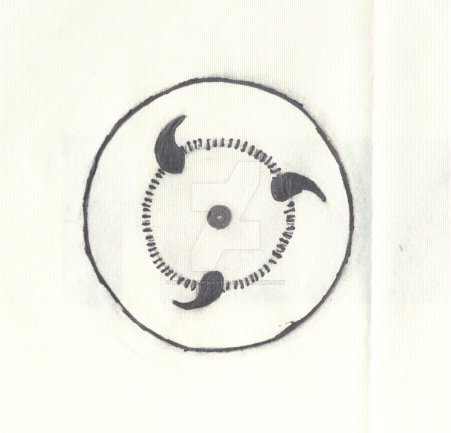 912x875 Sharingan Sketch By Wizzygamemaster - Sharingan Sketch