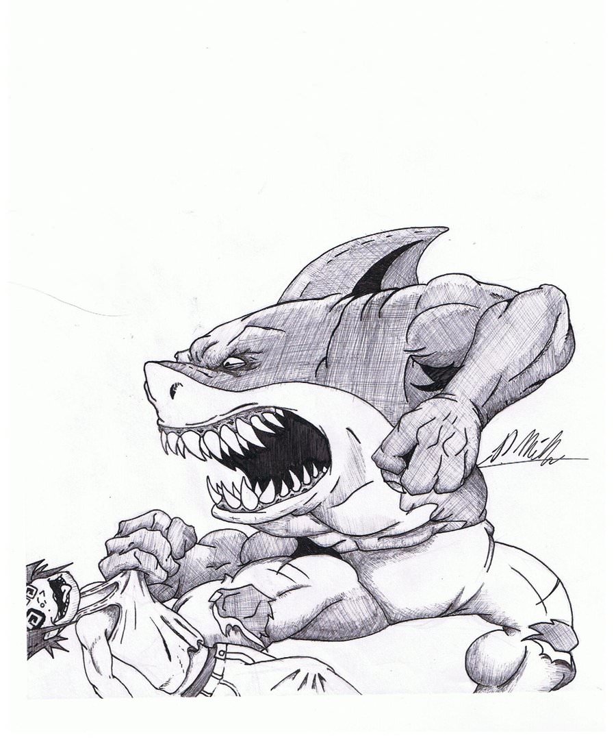 Shark Drawings, Art. 