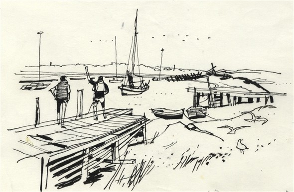 590x386 Pen And Ink Drawings Paul Sharp 1964 Illustrations Art - Sharp Sketch