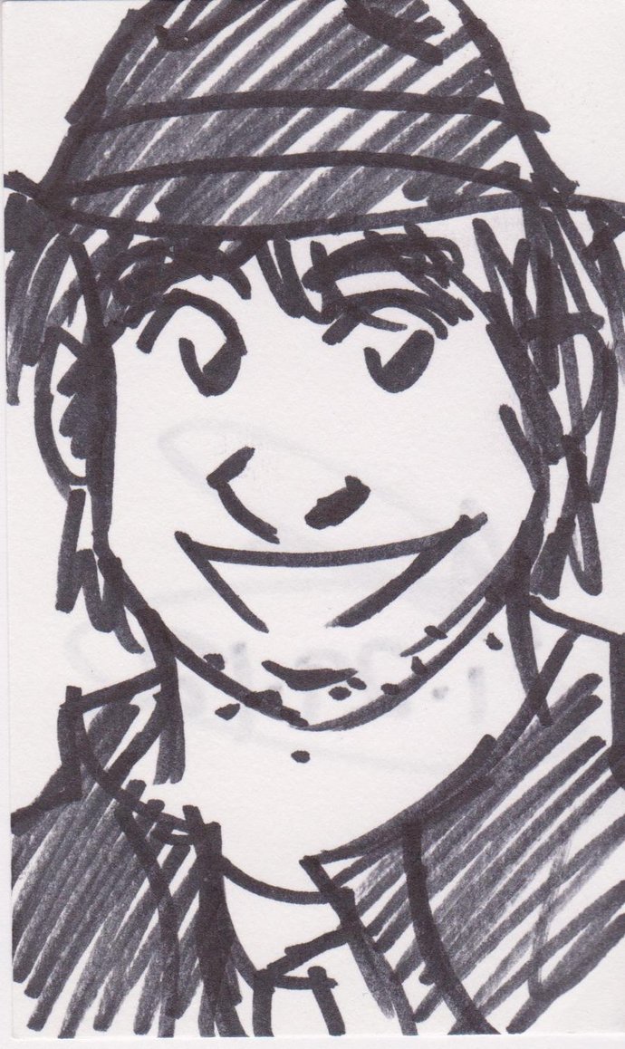 690x1158 Sharpie Sketch Of Me By Sorawolf7 - Sharpie Sketch