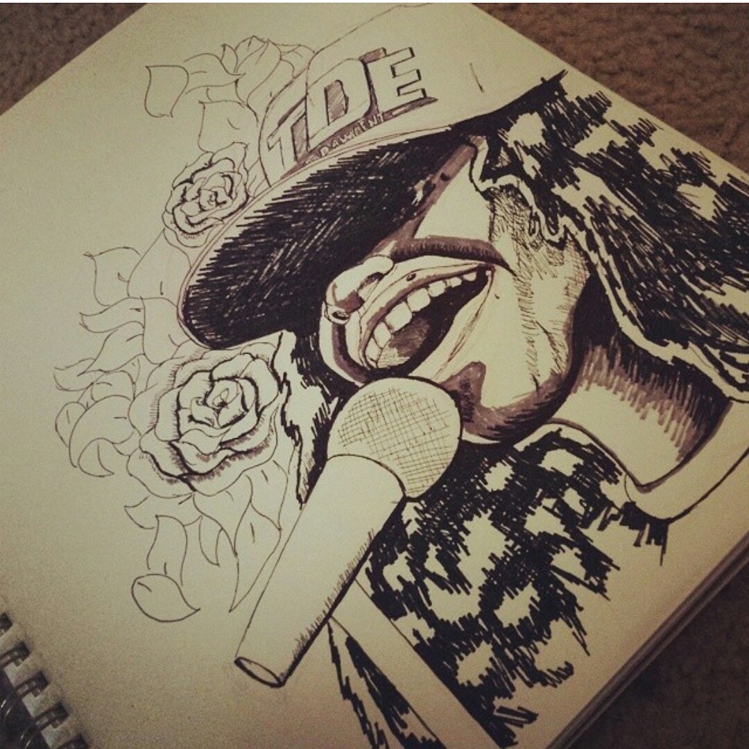 1080x1080 Sharpie Sketches On Behance - Sharpie Sketch